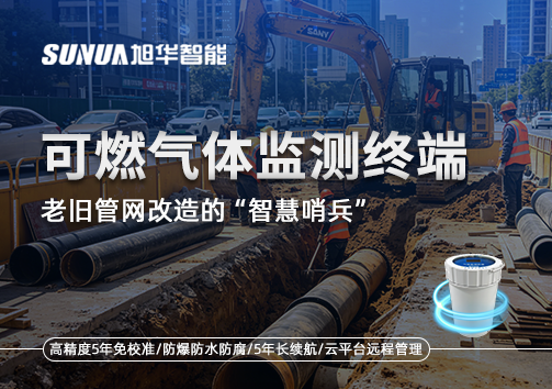 老旧管网改造的“智慧哨兵”：可燃气体监测终端如何重塑地下安全防线